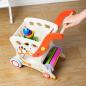 Preview: Großhandel B2B Kinder Einkaufswagen aus Holz Spielzeugwagen